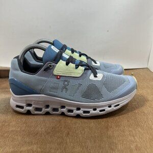 On Cloud Cloudstratus Swiss Engineering Women Sz 8.5 39.98658 Blue Running Shoes